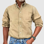 Men's Essential Long-Sleeve Casual Shirt