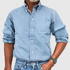 Men's Essential Long-Sleeve Casual Shirt