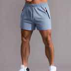 Men's Lightweight Zip Pocket Gym Shorts