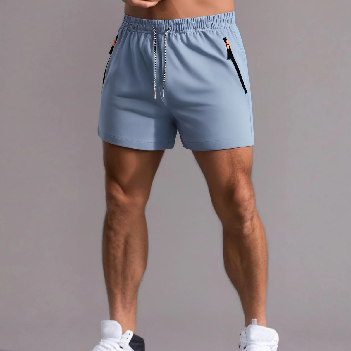 Men's Lightweight Zip Pocket Gym Shorts