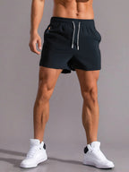 Men's Lightweight Zip Pocket Gym Shorts