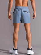 Men's Lightweight Zip Pocket Gym Shorts