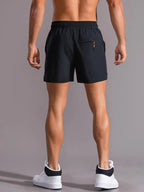 Men's Lightweight Zip Pocket Gym Shorts