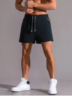 Men's Lightweight Zip Pocket Gym Shorts
