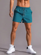 Men's Lightweight Zip Pocket Gym Shorts