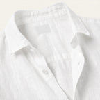 Men's Linen Casual Relaxed Button-Down Shirt