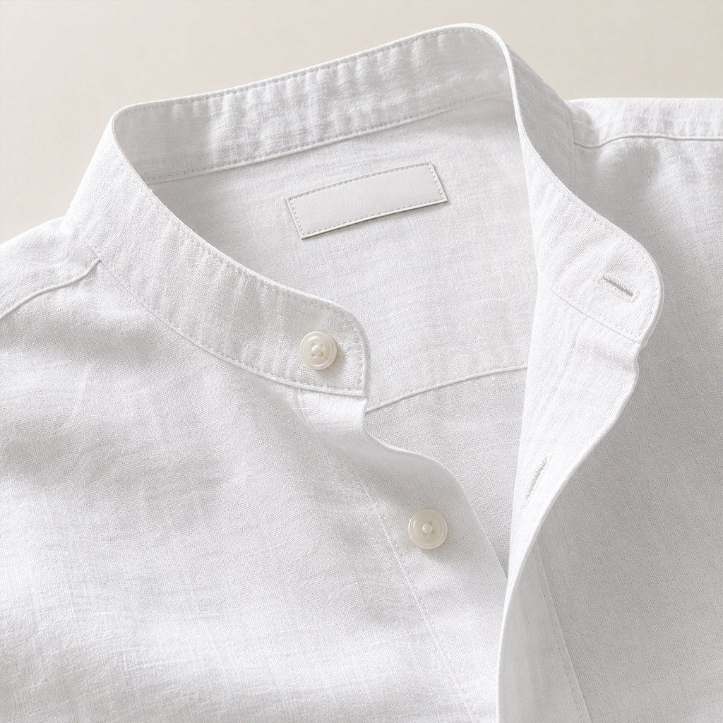 Men's Linen Casual Relaxed Shirt and Trousers Set