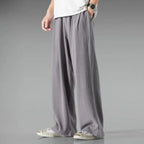 Men's Loose Fit Cotton Linen Trousers