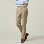 Men's Loose Fit Lightweight Linen Summer Trousers