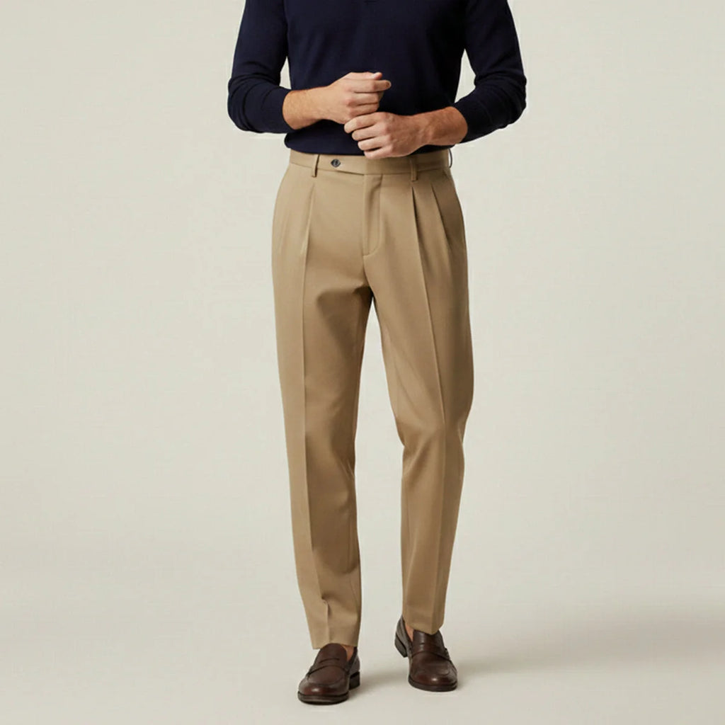 Men's Loose Fit Lightweight Linen Summer Trousers