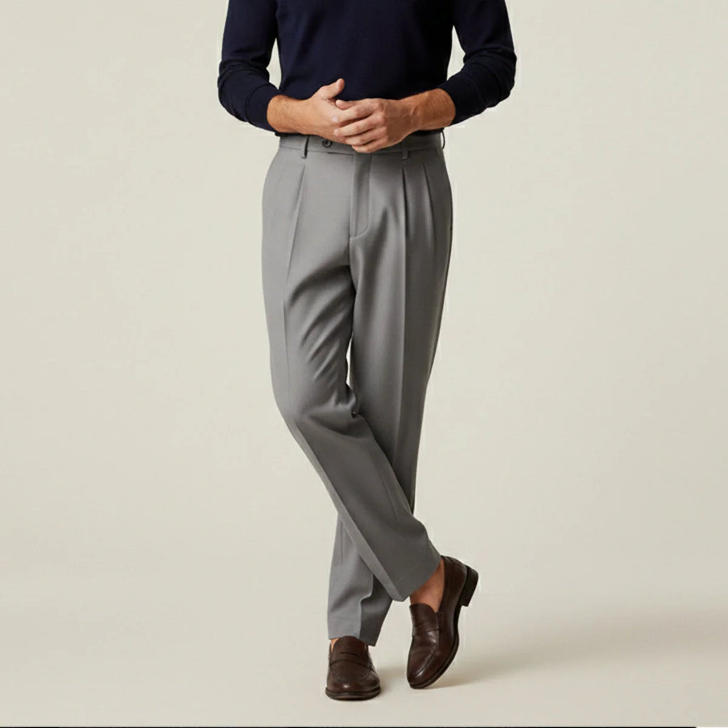 Men's Loose Fit Lightweight Linen Summer Trousers