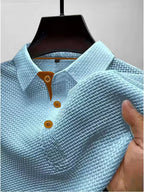 Men's Refined Textured Polo Shirt