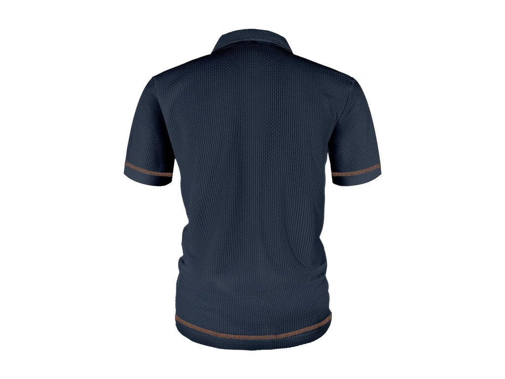 Men's Refined Textured Polo Shirt