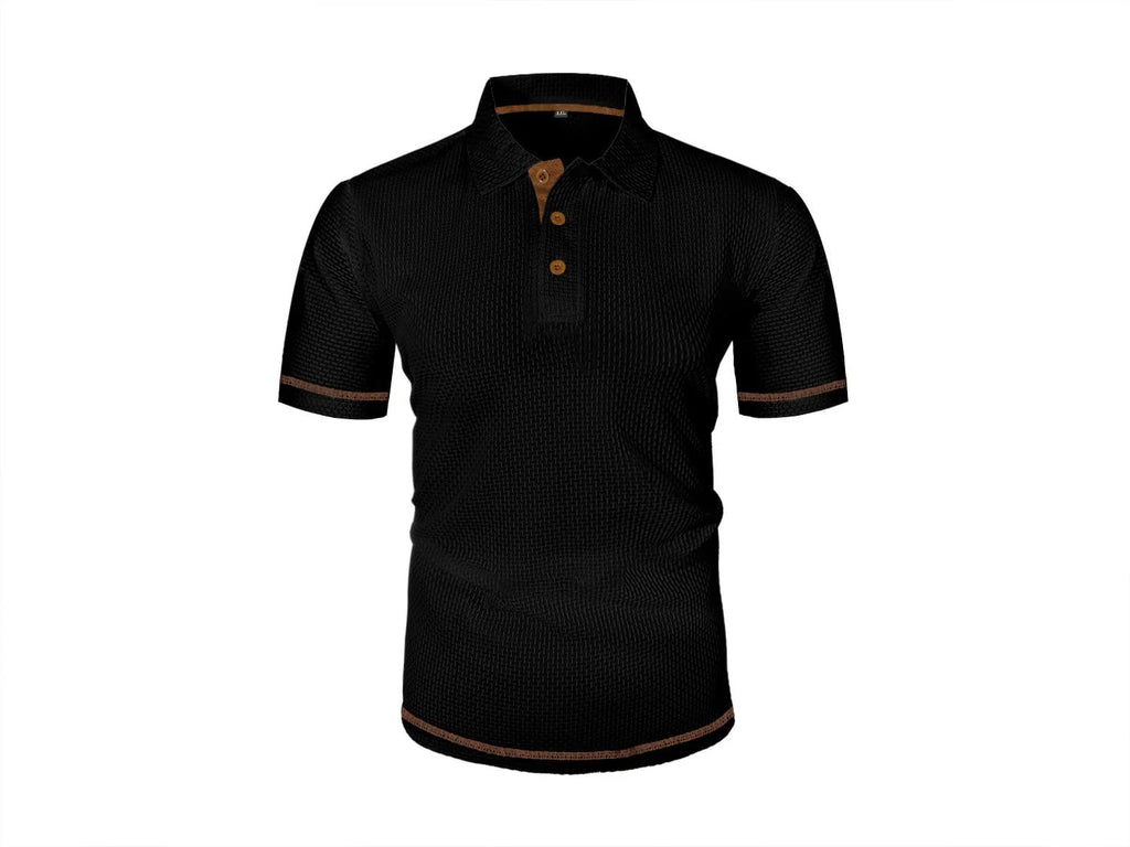Men's Refined Textured Polo Shirt