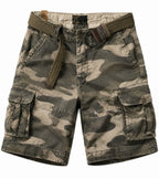 Men's Relaxed Fit Multi-Pocket Camouflage Cargo Shorts
