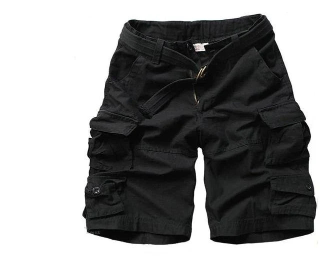 Men's Relaxed Fit Multi-Pocket Camouflage Cargo Shorts