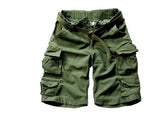 Men's Relaxed Fit Multi-Pocket Camouflage Cargo Shorts