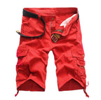 Men's Relaxed Fit Multi-Pocket Camouflage Cargo Shorts