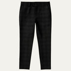 Men's Smart Casual Checked Slim Fit Trousers