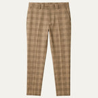 Men's Smart Casual Checked Slim Fit Trousers