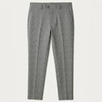 Men's Smart Casual Checked Slim Fit Trousers