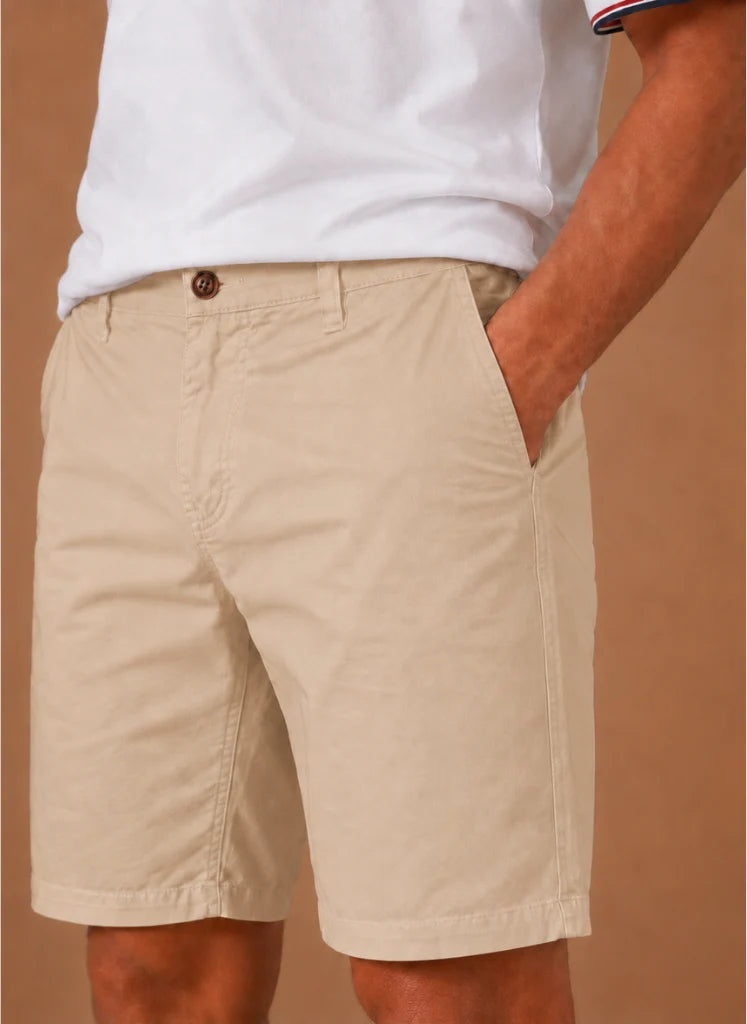 Men's Smart Casual Cotton Tailored Fit Chino Shorts