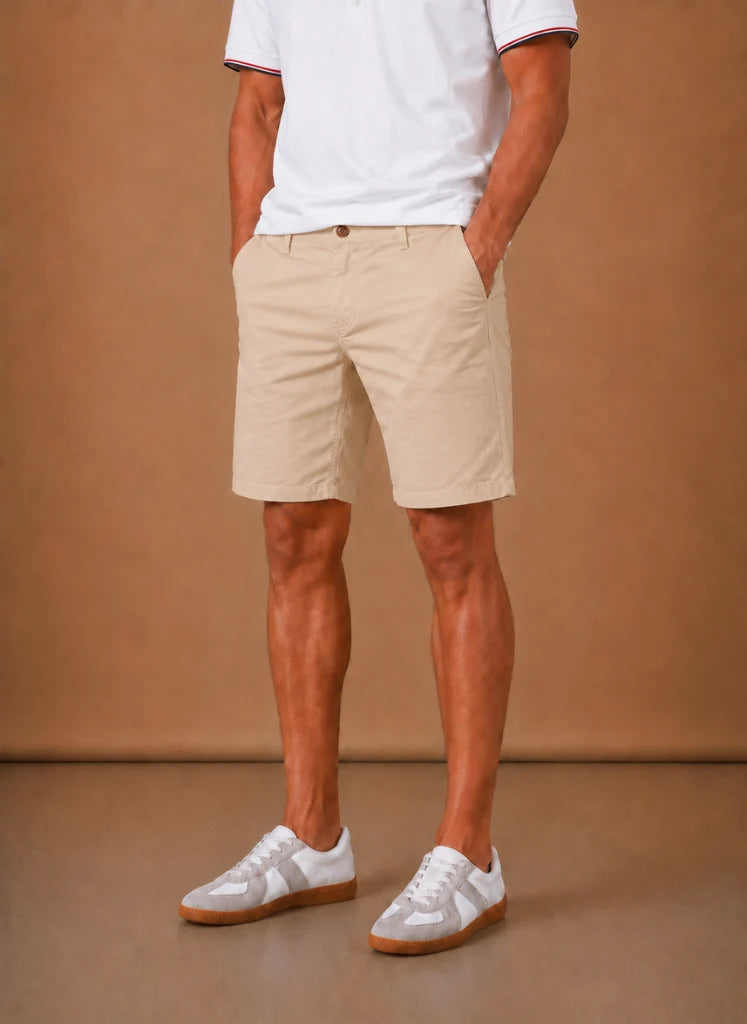 Men's Smart Casual Cotton Tailored Fit Chino Shorts