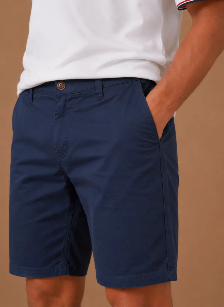 Men's Smart Casual Cotton Tailored Fit Chino Shorts