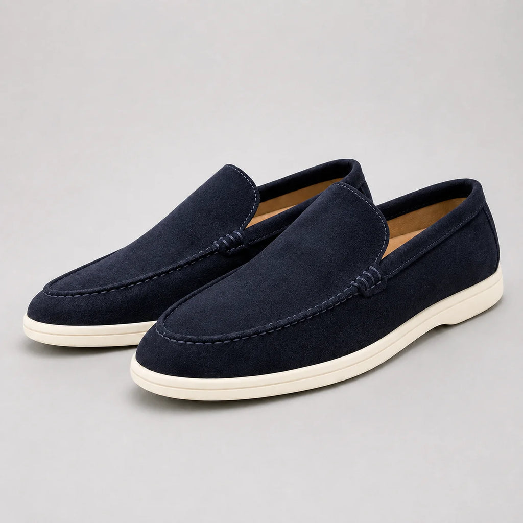 Men's Suede-Look Slip-On Loafers