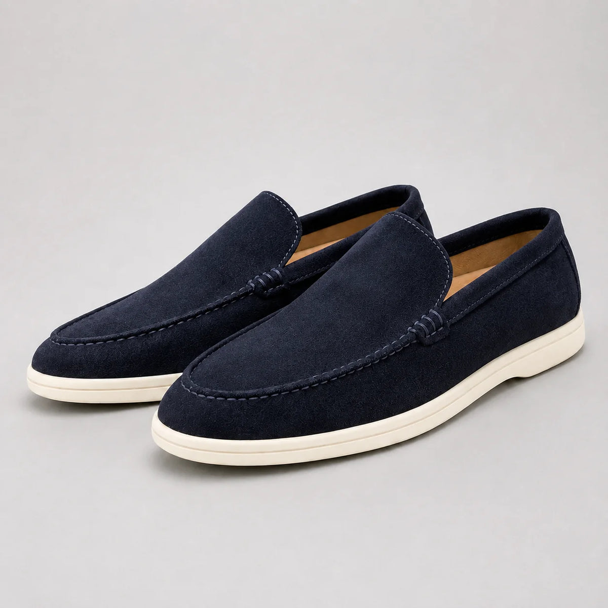 Men's Suede-Look Slip-On Loafers