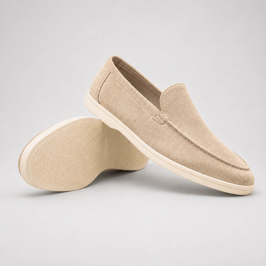 Men's Suede-Look Slip-On Loafers