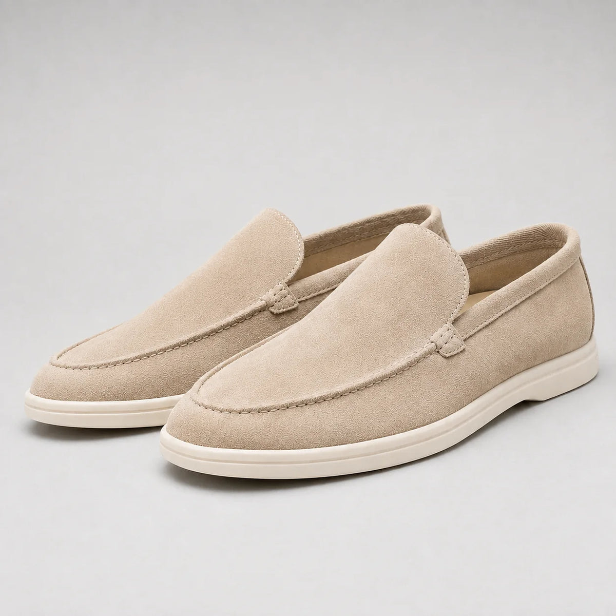 Men's Suede-Look Slip-On Loafers