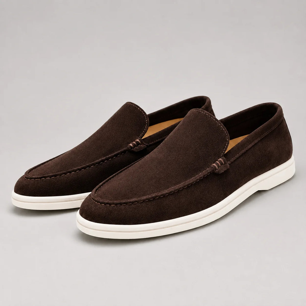 Men's Suede-Look Slip-On Loafers