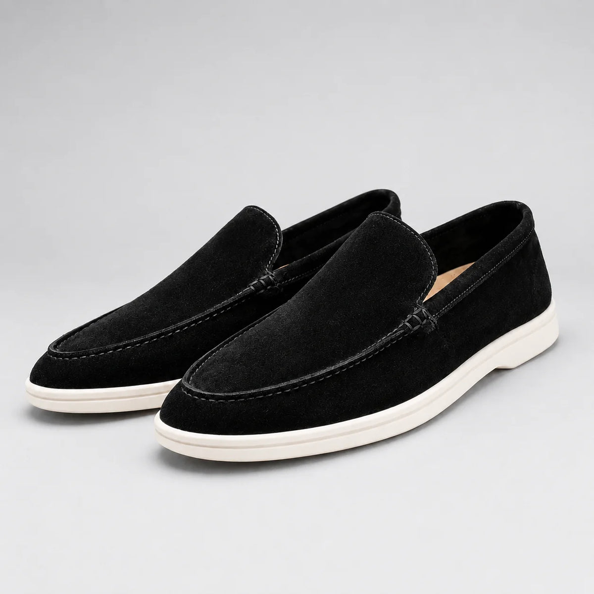 Men's Suede-Look Slip-On Loafers
