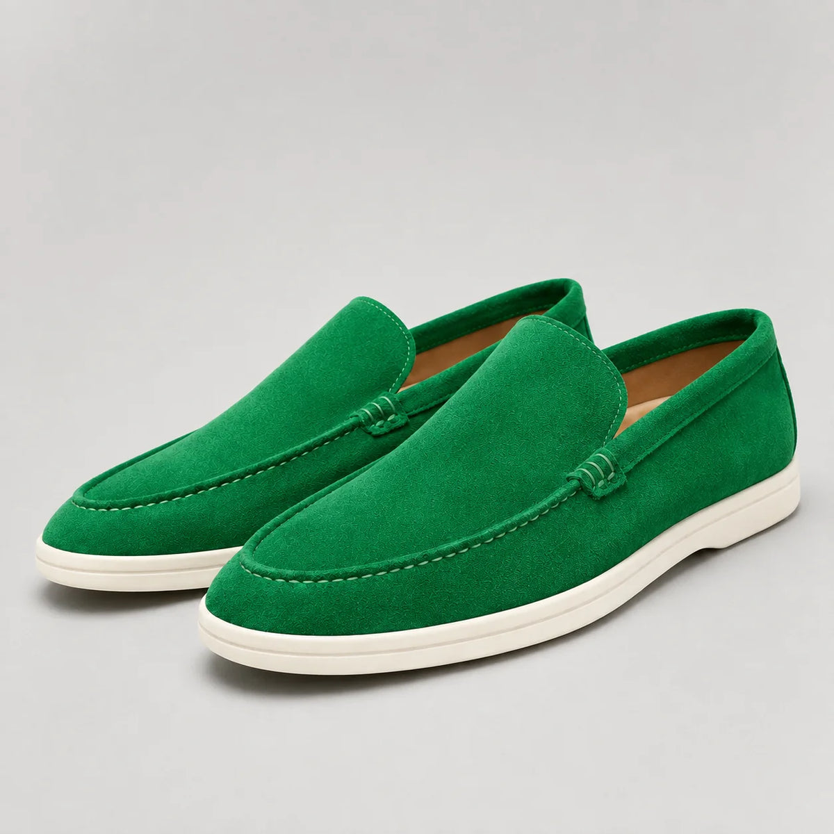 Men's Suede-Look Slip-On Loafers