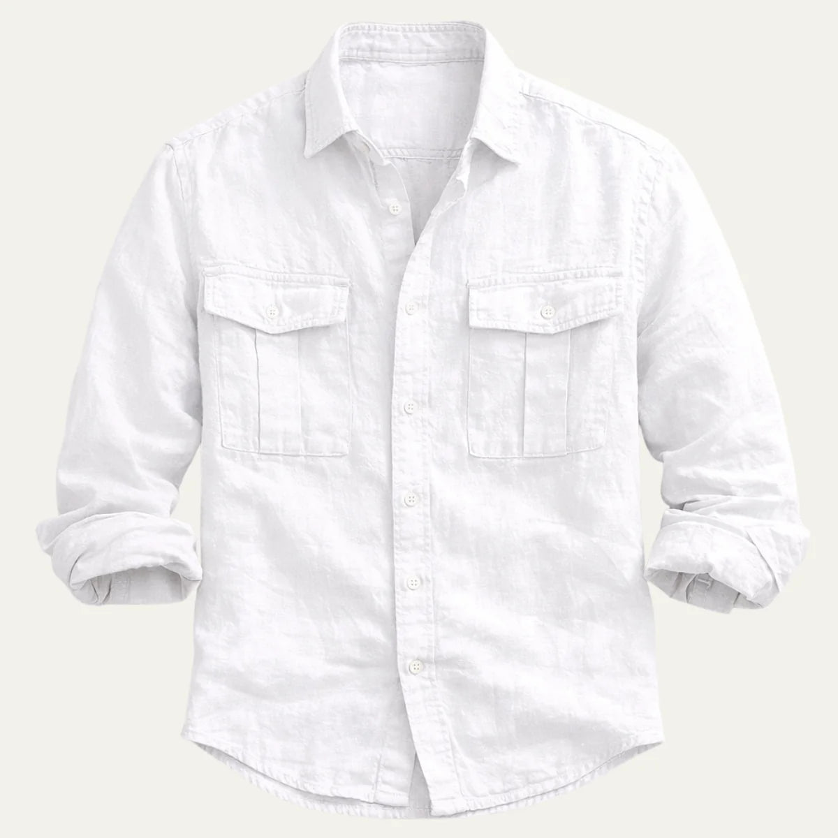 Men's Summer Casual Cotton Linen Shirt