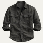 Men's Summer Casual Cotton Linen Shirt