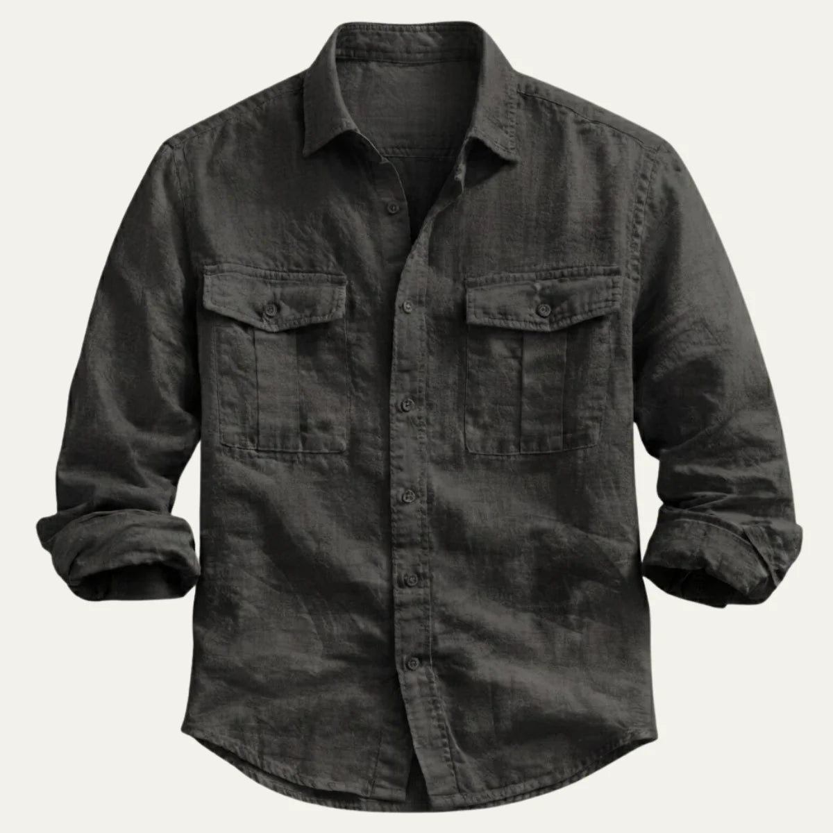 Men's Summer Casual Cotton Linen Shirt