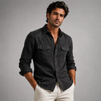 Men's Summer Casual Cotton Linen Shirt