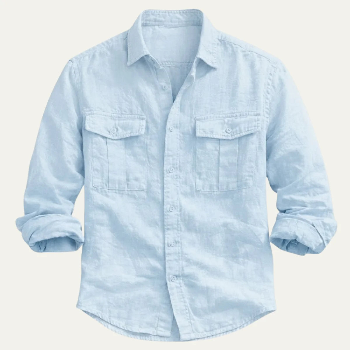 Men's Summer Casual Cotton Linen Shirt