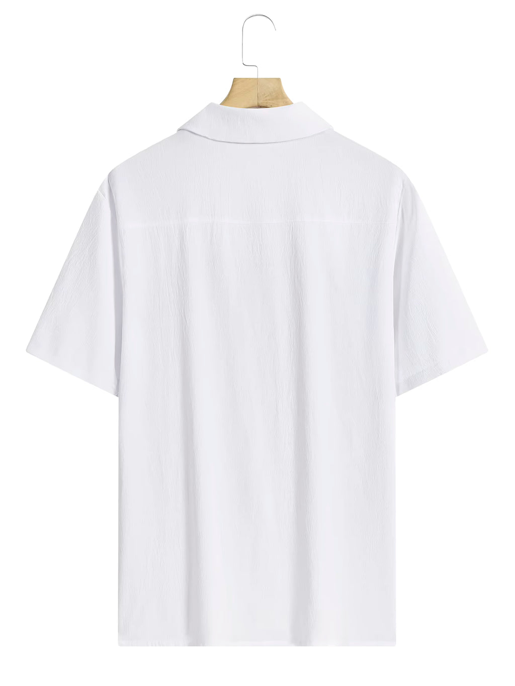 Men's Summer Casual Lapel Collar Short Sleeve Shirt