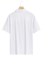 Men's Summer Casual Lapel Collar Short Sleeve Shirt