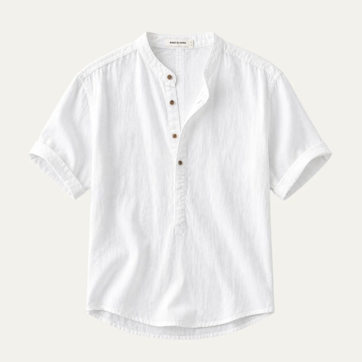 Men's Summer Casual Linen Relaxed Shirt