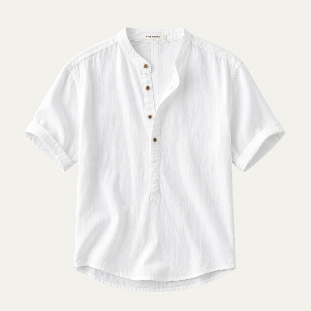 Men's Summer Casual Linen Relaxed Shirt