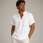 Men's Summer Casual Linen Relaxed Shirt