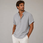 Men's Summer Casual Linen Relaxed Shirt