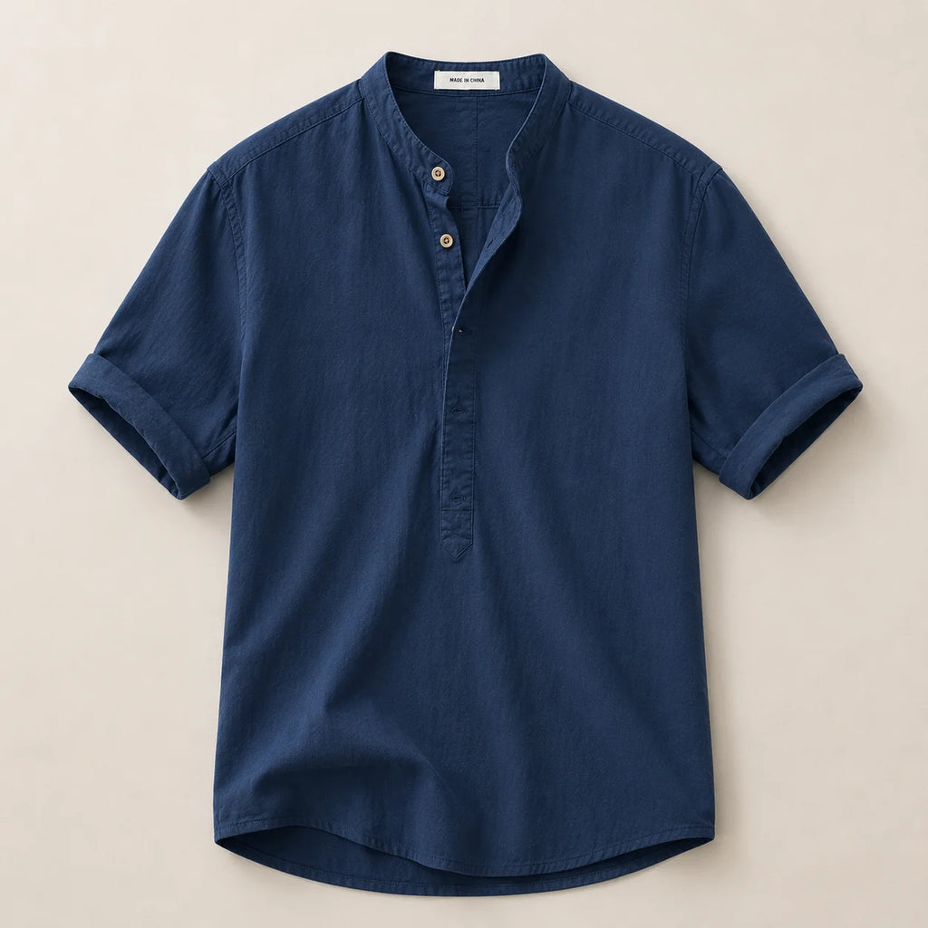 Men's Summer Casual Linen Relaxed Shirt