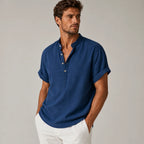 Men's Summer Casual Linen Relaxed Shirt