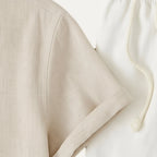 Men's Summer Casual Linen Shirt and Trousers Set