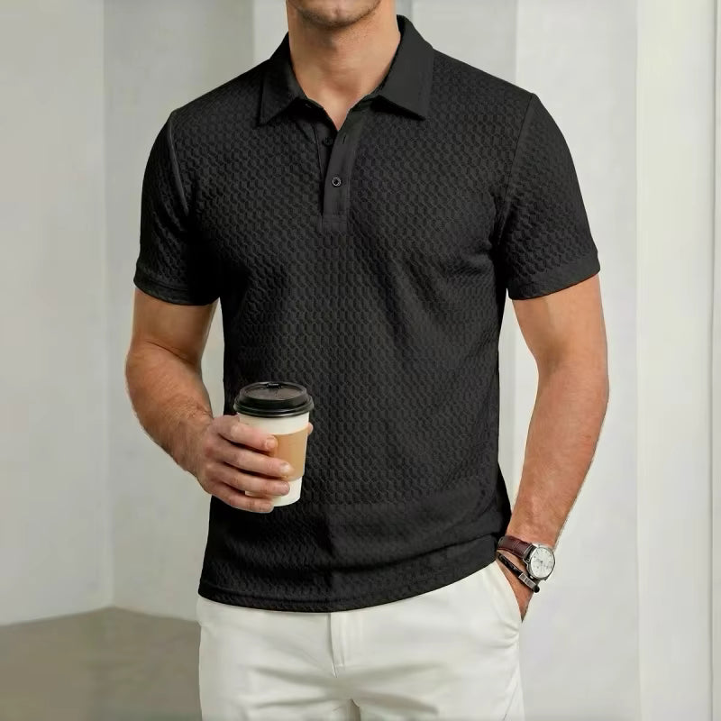 Men's Summer Casual Short Sleeve Polo Shirt